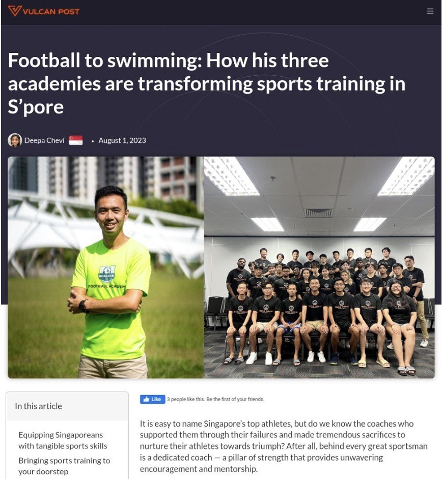 football academy singapore